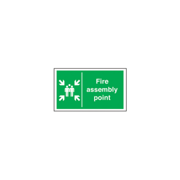 Self Adhesive Fire Assembly Point Sign