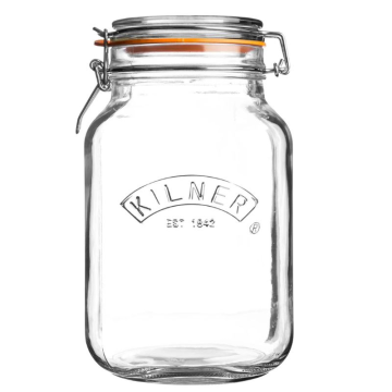 Kilner Square Clip Top Jar 2 Litre