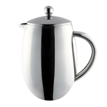 Grunwerg Café Olé Bellied 18/10 Stainless Steel Double Wall Cafetiere 3 Cup