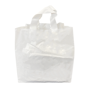 SOS White HD Flexi Loop Carrier Bag Large 11 x 16 x 12 (Pack 250)