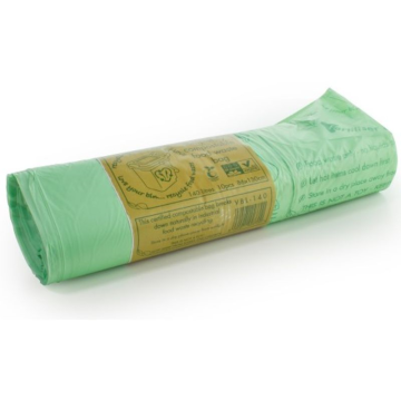 Vegware Completely Compostable Bin Liner 140 Litre (Pack 10)