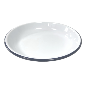 Falcon Housewares White Enamel Rice Plate 20cm