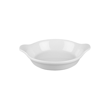 Churchill Cookware White Cookware Mini Round Eared Egg Dish 6oz (Pack 6)