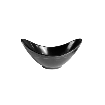 Melamine Elipse Bowl Black 19cm