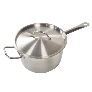 Professional Stainless Steel Sauce Pan &amp; Lid 22cm, 5.1 Litres