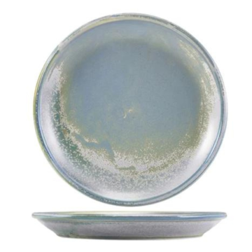 Genware Terra Porcelain Seafoam Coupe Plate 19cm (Pack 6)