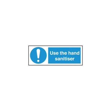 Self Adhesive Use the Hand Sanitiser Sign