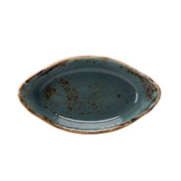 Steelite Craft Blue Oval Eared Dish 20 x 11cm (Pack 24)