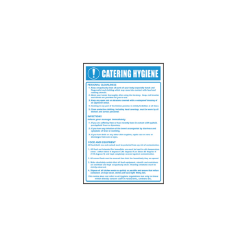 Self Adhesive Catering Hygiene Sign