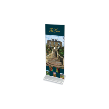 A4 1/3 Double Sided Menu Holder 49 x 297mm