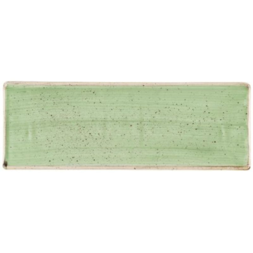 Churchill Stonecast Sage Green Oblong Plate 25x9cm