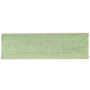 Churchill Stonecast Sage Green Oblong Plate 30x9cm (Pack 6)