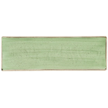 Churchill Stonecast Sage Green Oblong Plate 33x11cm