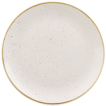 Churchill Stonecast Barley White Coupe Evolve Plate (Pack 6)