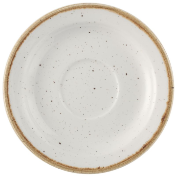 Churchill Stonecast Barley White Profile Saucer 5.88&quot; (Pack 12)