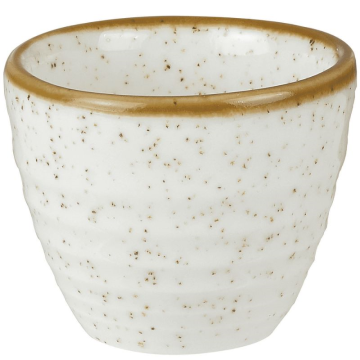 Churchill Stonecast Barley White Ripple Dipper Pot 2oz