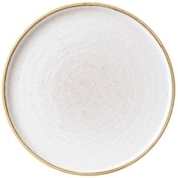 Churchill Stonecast Barley White Walled Plate 8.67&quot;