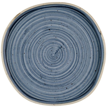 Churchill Stonecast Blueberry Organic Walled Plate 10.5&quot; (Pack 6)