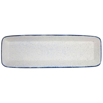 Churchill Stonecast Hints Indigo Rectangle Baking Dish 21x6.5x2.5 (Pack 2)