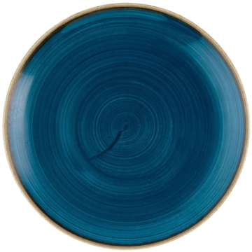 Churchill Stonecast Java Blue Evolve Coupe Plate 8.67&quot;