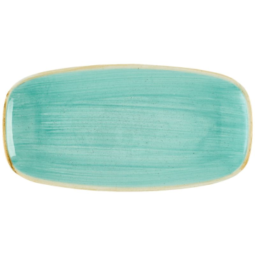 Churchill Stonecast Mint Chefs Oblong Plate 11.75x6&quot; (Pack 12)