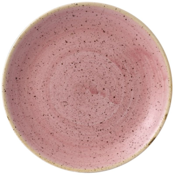 Churchill Stonecast Petal Pink Evolve Coupe Plate 6.5&quot; (Pack 12)