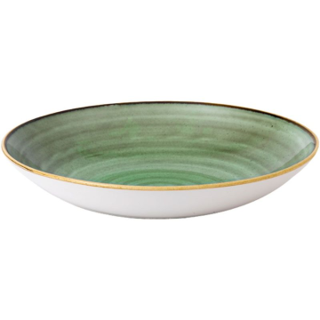 Churchill Stonecast Samphire Green Coupe Pasta Bowl 12&quot; (Pack 6)