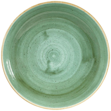 Churchill Stonecast Samphire Green Evolve Coupe Bowl 9.75&quot; (Pack 12)