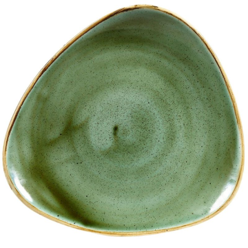Churchill Stonecast Samphire Green Lotus Plate 9&quot; (Pack 12)