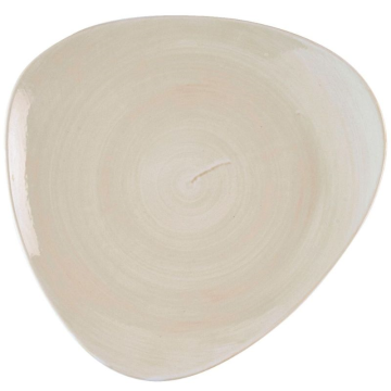 Churchill Stonecast Canvas Natural Lotus Plate 10&quot; (Pack 12)