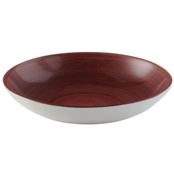 Churchill Stonecast Patina Red Rust Evolve Coupe Bowl 9.75&quot; (Pack 12)