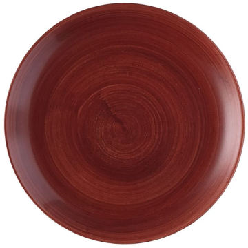 Churchill Stonecast Patina Red Rust Evolve Coupe Plate 10.25&quot; (Pack 12)