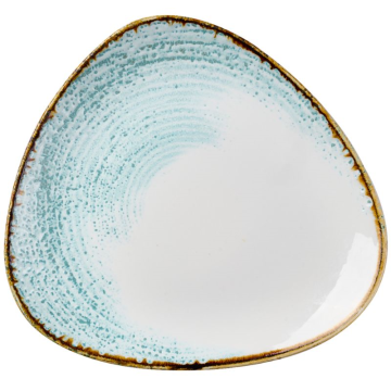Churchill Homespun Accents Aquamarine Lotus Plate 10&quot; (Pack 12)