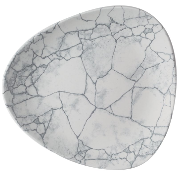 Churchill Studio Prints Kintsugi Pearl Grey Lotus Plate 10&quot; (Pack 12)