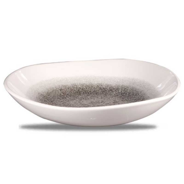 Churchill Raku Quartz Black Organic Trace Bowl 9.88&quot; (Pack 12)
