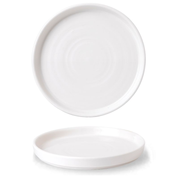 Churchill Vellum Walled Plate 8.67&quot; (Pack 6)