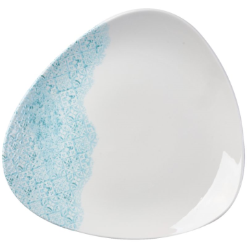 Churchill Med Tiles Accent Lotus Plate 10&quot; (Pack 12)