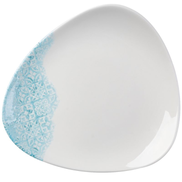 Churchill Med Tiles Accent Lotus Plate 7&quot; (Pack 12)