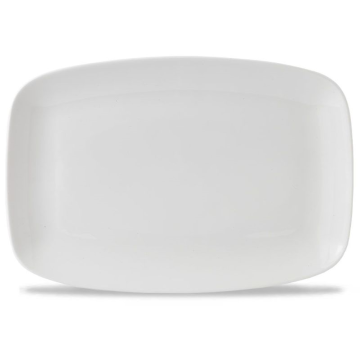 Churchill White Oblong Chefs Plate 13.5&quot; x 9.25&quot; (Pack 6)