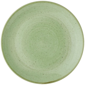 Churchill Stonecast Sage Green Evolve Coupe Plate 10.63&quot; (Pack 12)