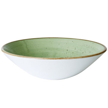 Churchill Stonecast Sage Green Evolve Deep Coupe Bowl 7.5&quot; (Pack 6)
