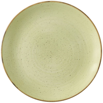 Churchill Stonecast Raw Green Evolve Coupe Plate 10.25&quot; (Pack 12)