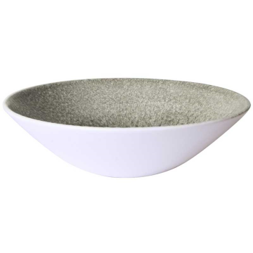 Churchill Raku Quartz Black Evolve Deep Coupe Bowl 7.5&quot; (Pack 6)