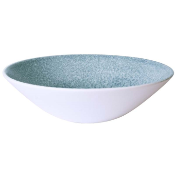Churchill Raku Topaz Blue Evolve Deep Coupe Bowl 8.67&quot; (Pack 6)