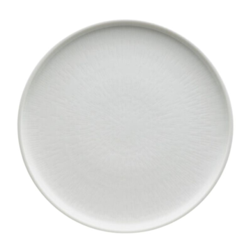 Schonwald Shiro White Embossed Flat Coupe Structure Plate 26cm (Pack 6)