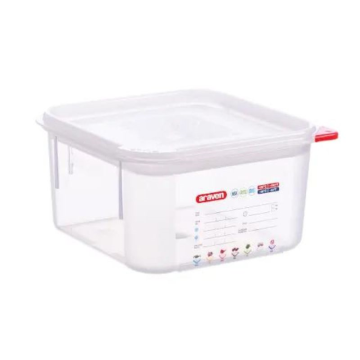 Araven Square Food Container &amp; Lid 2 Litre