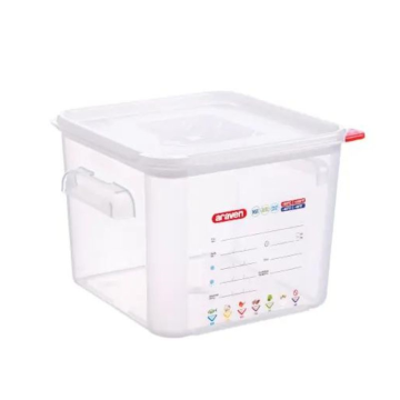 Araven Square Food Container &amp; Lid 6 Litre
