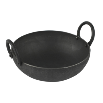 Round Black Iron Karahi 6&quot;