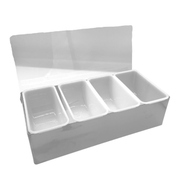 Condiment Dispenser 4 Compartments