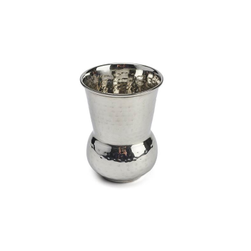Moroccan Hammered Tumbler in Stainless Steel 8.5cm (d) x 11.5cm (h)